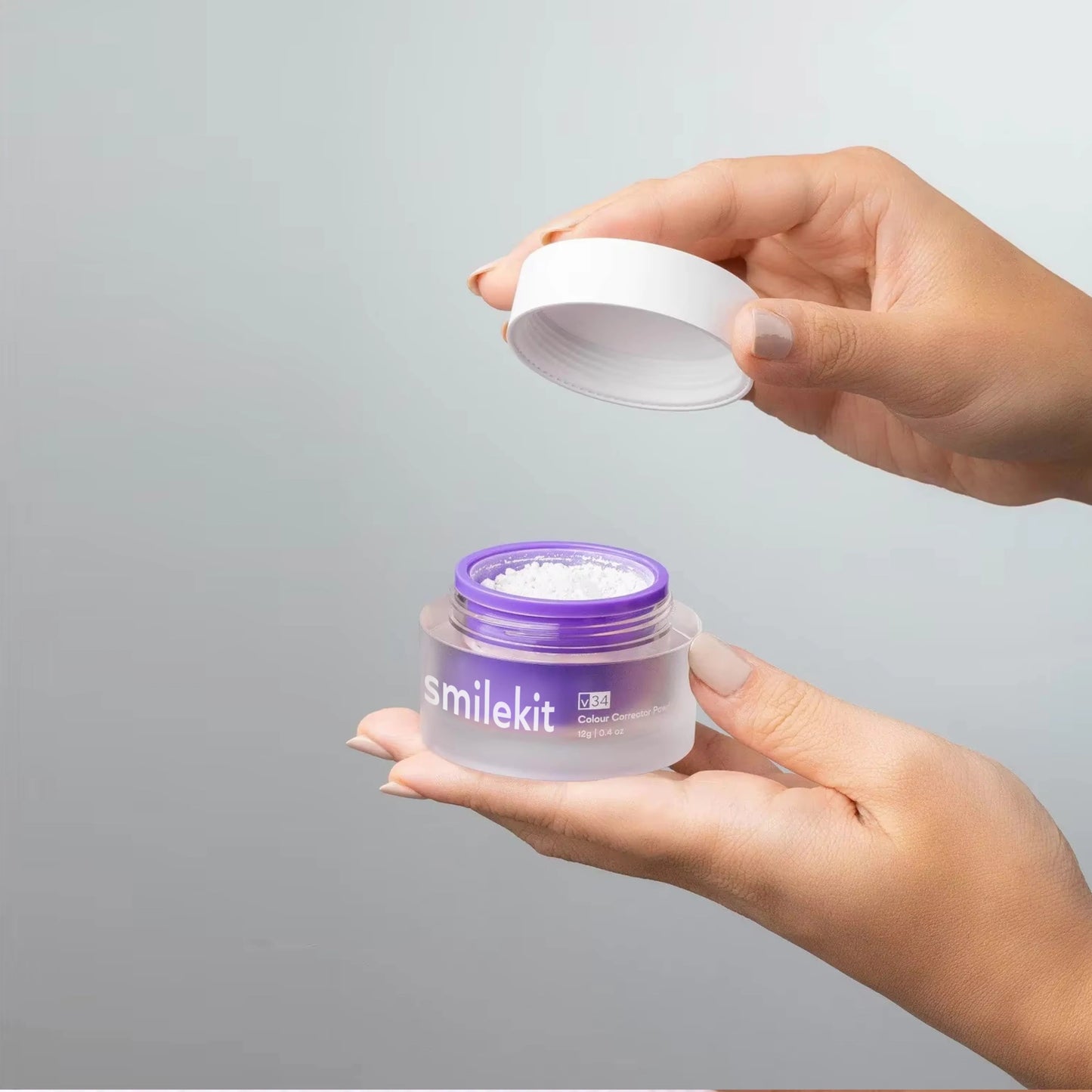 Purple Teeth Whitening Powder.