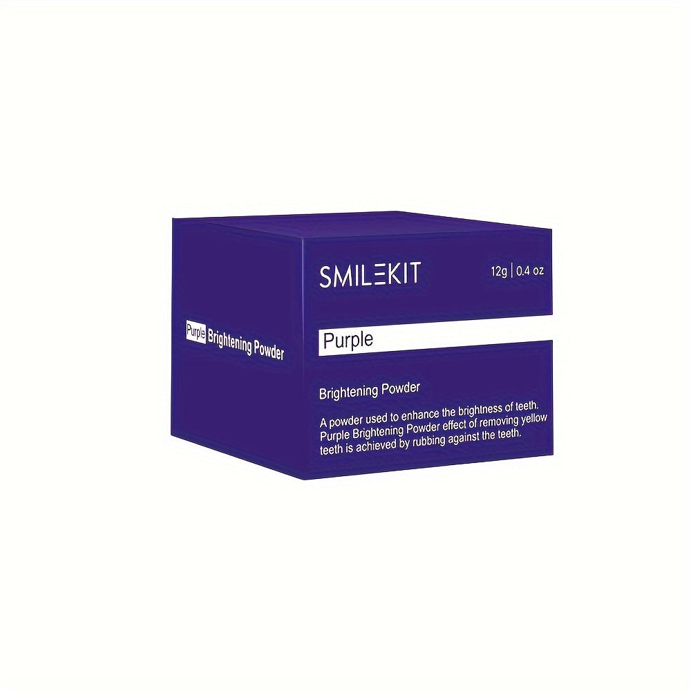 SMILEKIT Purple Teeth Whitening Powder packaging