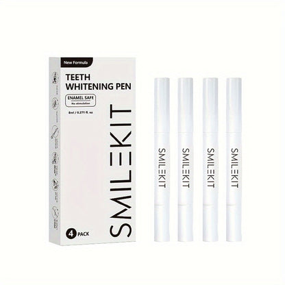 SMILEKIT Teeth Whitening Gel Pens for stain removal, home and travel use.