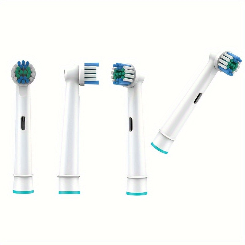 Electric toothbrush heads with advanced cleaning technology.