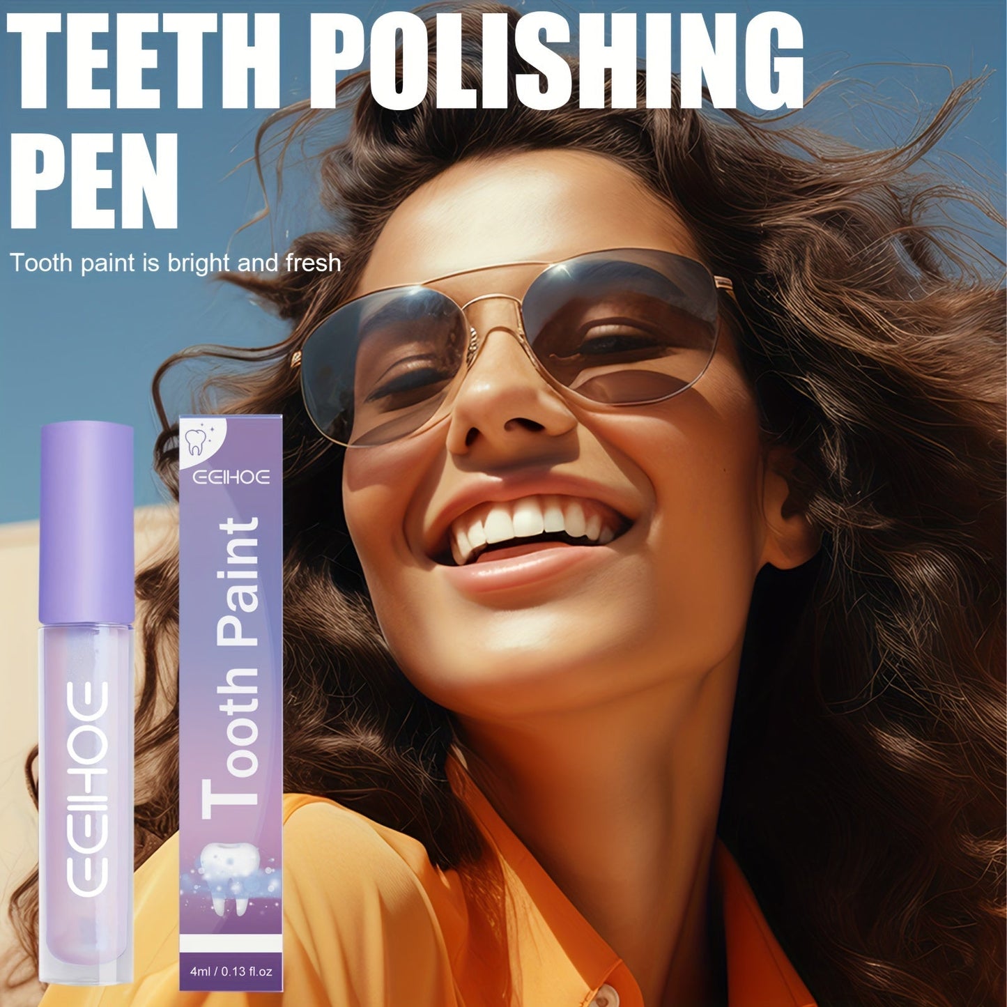 Tooth whitening pen for a brighter, stain-free smile.