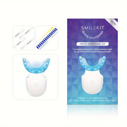 Wireless Teeth Whitening Kit with LED Lights for Professional Home Use