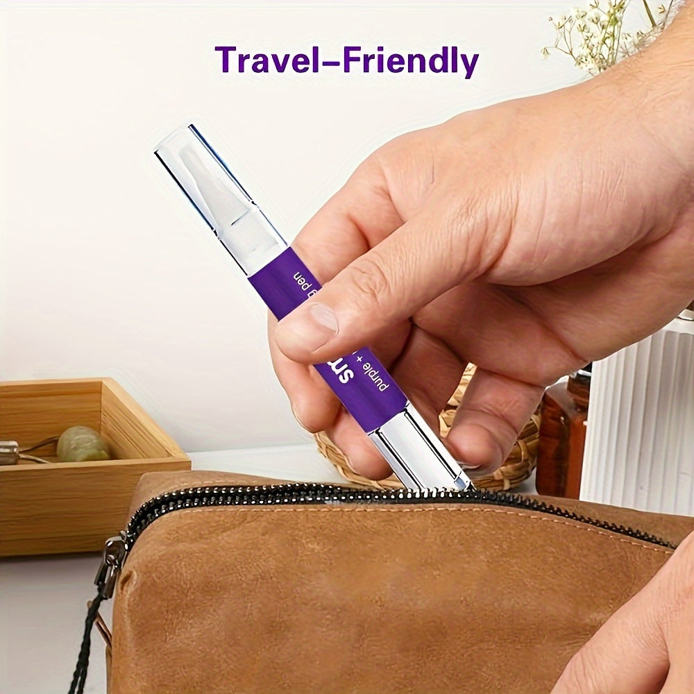 Travel-friendly teeth whitening gel pen for convenient use.