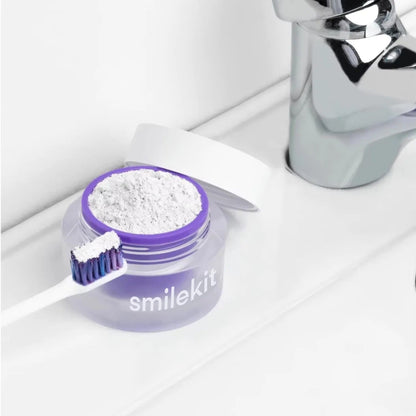 Purple Teeth Whitening Powder.