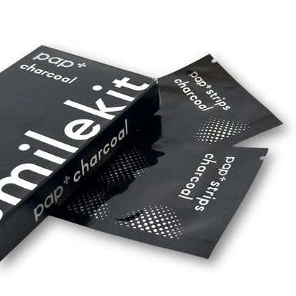 PAP+ Charcoal Whitening Strips.